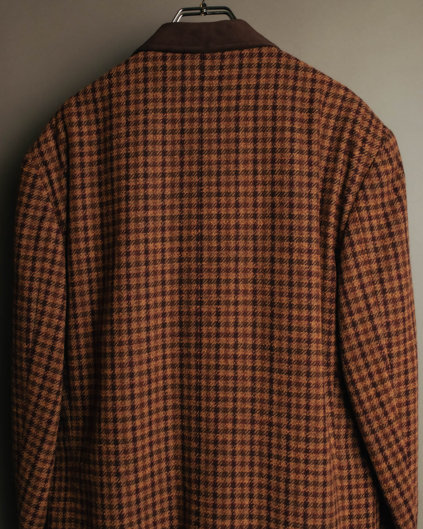 “Christian Dior Monsieur” 80’s-90’s houndstooth wool tailored jacket