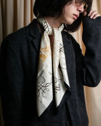 "HERMES" LART DECRIRE Carré  90 silk scarf