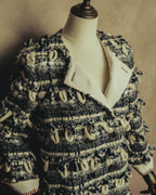 "THOM BROWNE" 2010's-20's Textured double breasted boucle coat