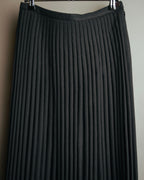 “ISSEY MIYAKE” 00’s wool blend pleated cutwork skirt