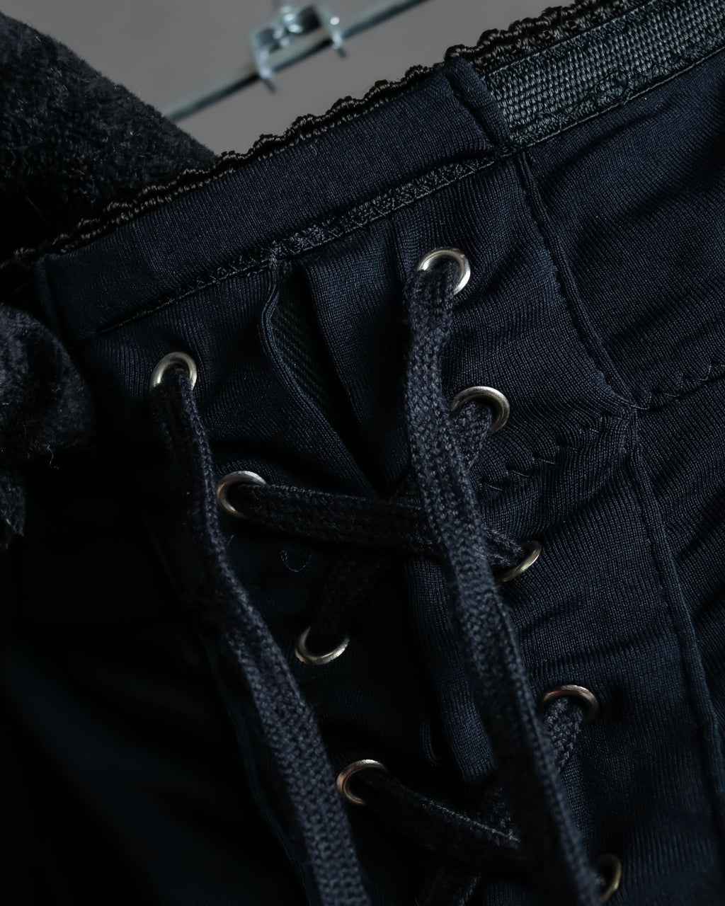 "JEAN PAUL GAULTIER MAILLE FEMME" Sheer shirring design design half pants