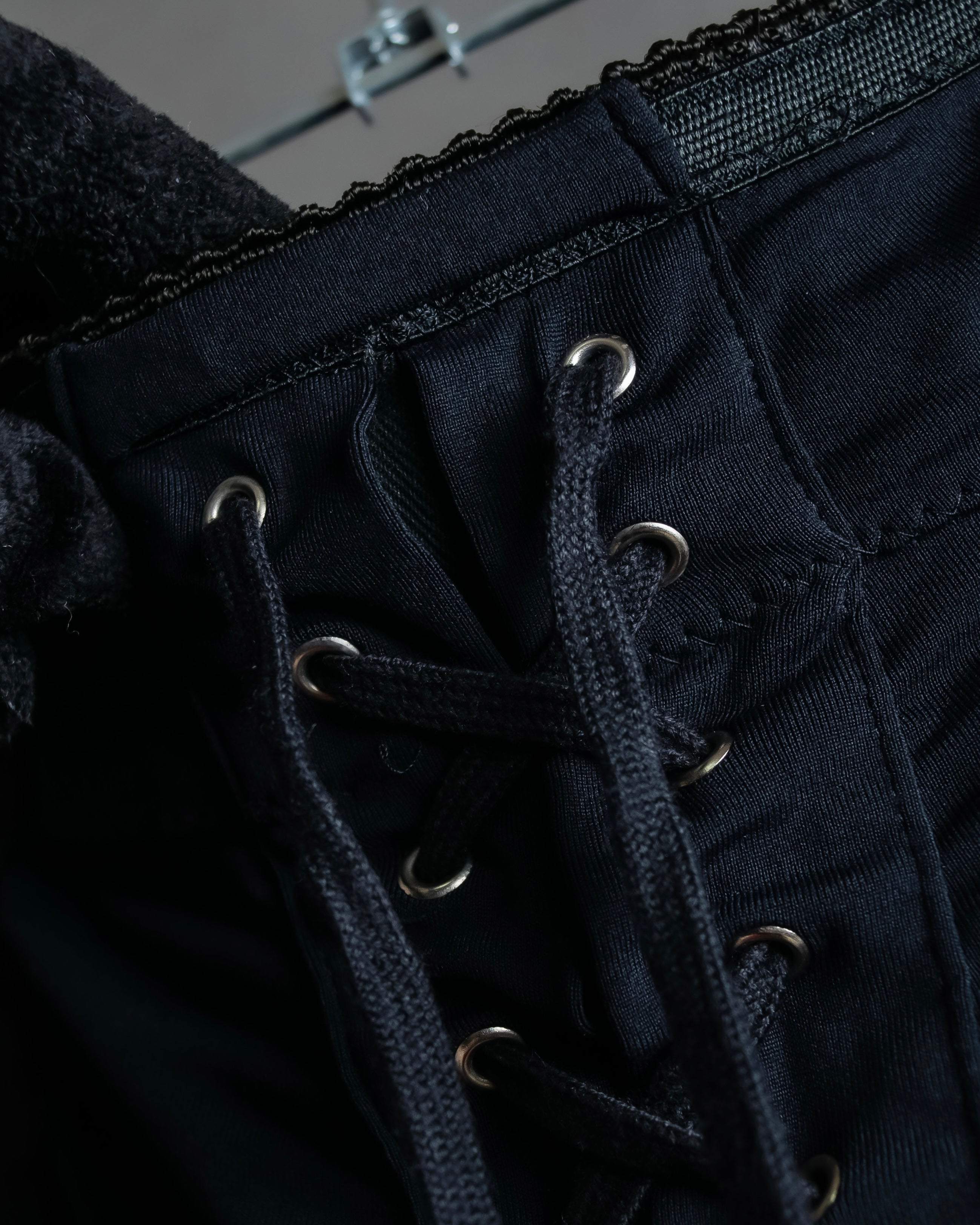 "JEAN PAUL GAULTIER MAILLE FEMME" Sheer shirring design design half pants