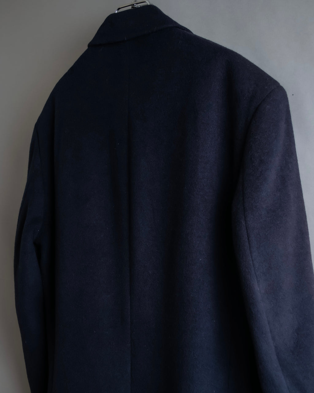 "Polo University Club by Ralph Lauren" Peaked dorapelle double-breasted wool chester coat