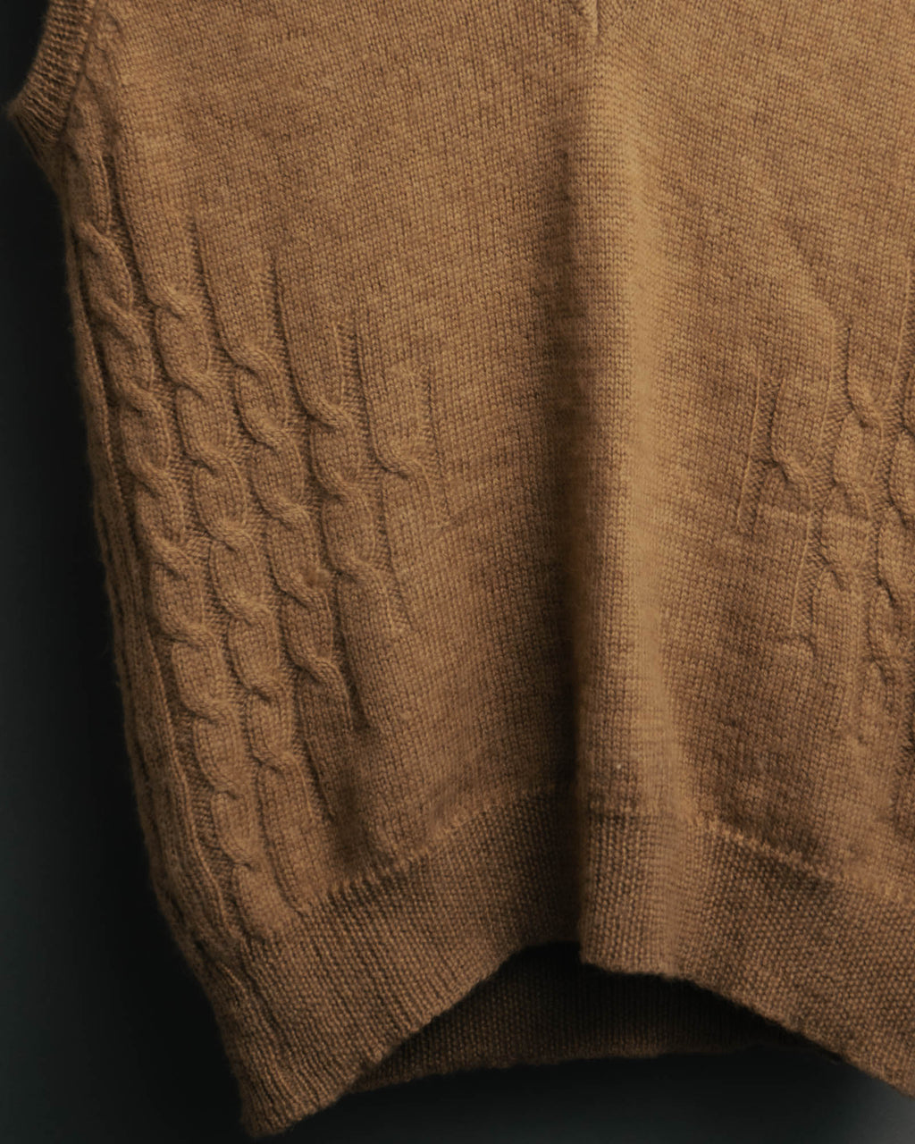 "Christian Dior" 80's-90's Preppy cable knit sweater vest