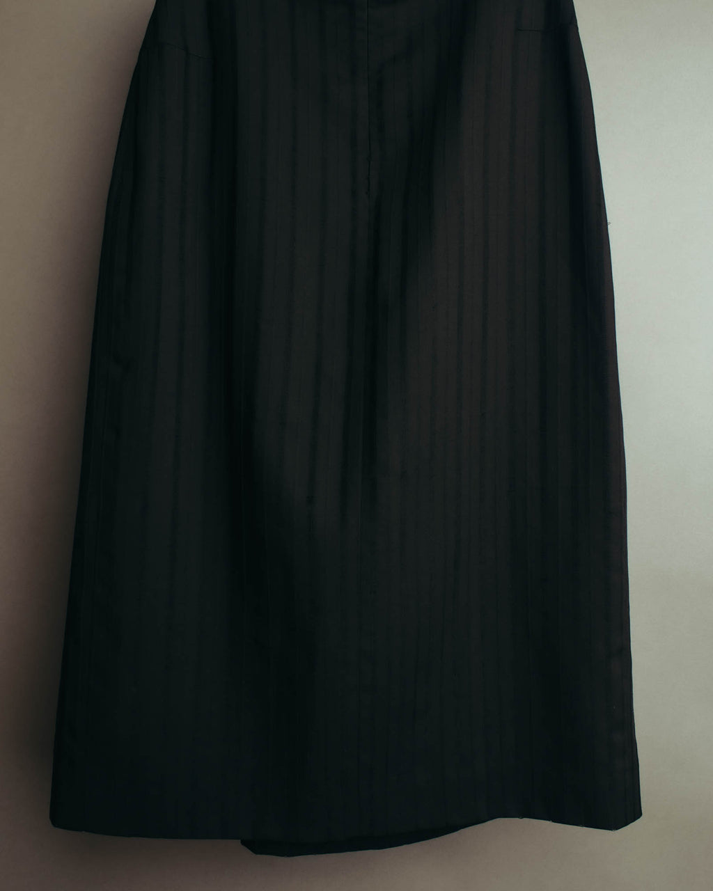 "VERONIQUE BRANQUINHO" 90's-00's Sculptural pleated wool skirt