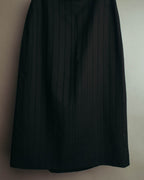 "VERONIQUE BRANQUINHO" 90's-00's Sculptural pleated wool skirt