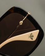 "GUCCI" 10's-20's Oversized square sunglasses
