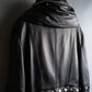 "Dolce & Gabbana" Silver stud design leather 2way coat