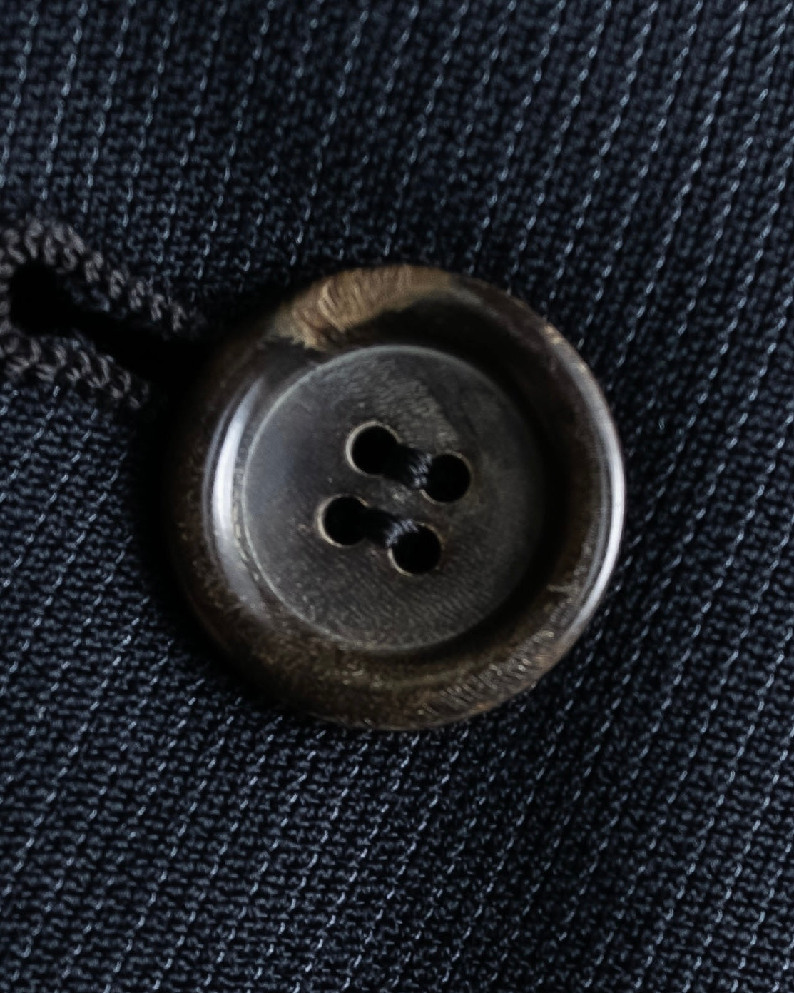 "GIORGIO ARMANI" Beautiful drape navy wool set up