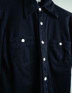 "CÉLINE" 70's-80's Sulky logo embroidered long sleeve shirt