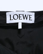 LOEWE/ 2019AW Two Tuck Wool Wide Shorts Gray