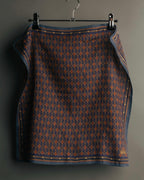 "CELINE" 80's-90's Chain print scarf