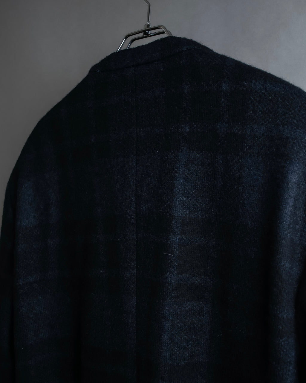 "DOLCE & GABBANA" Double-breasted bejeweled button check pattern jacket