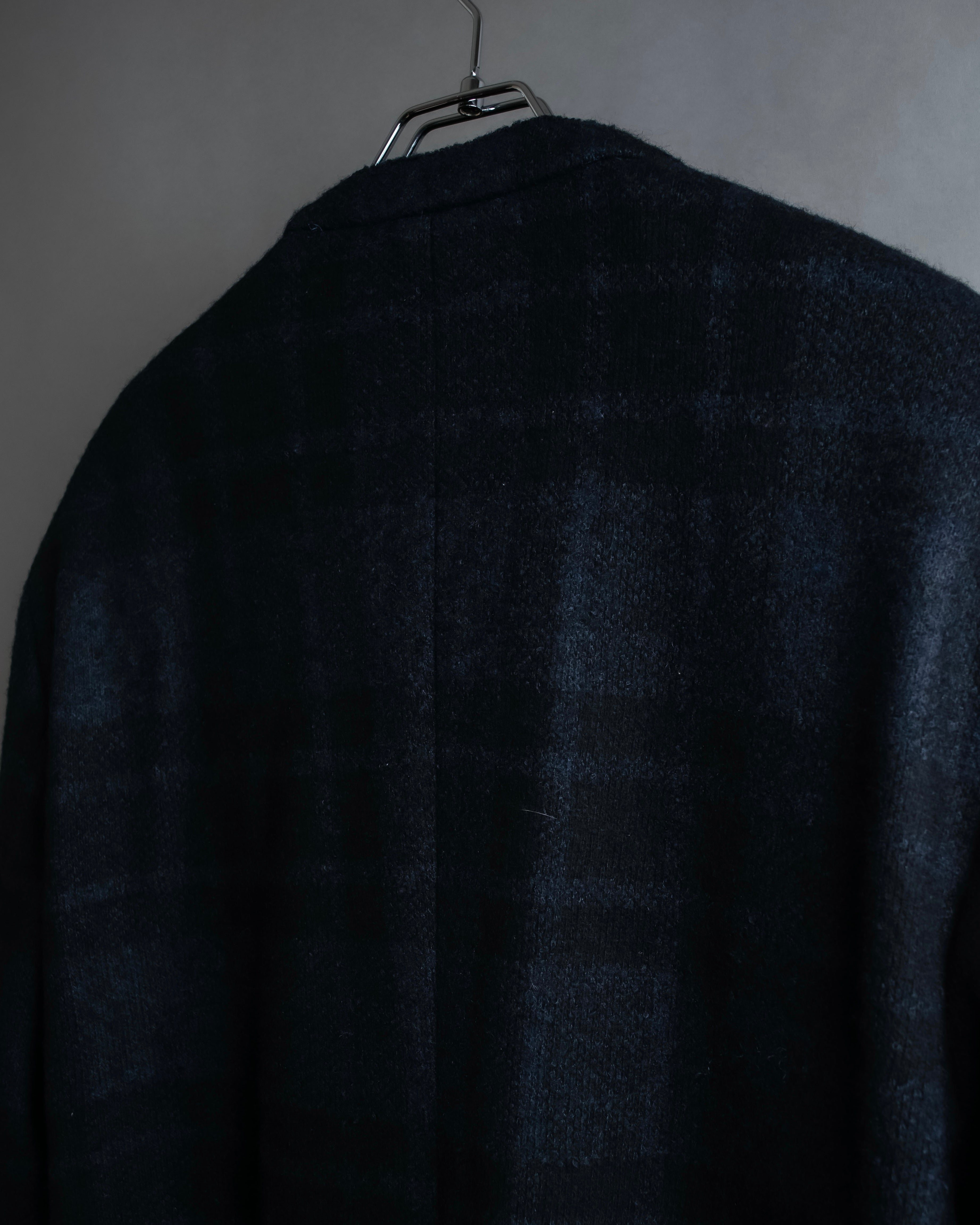 "DOLCE & GABBANA" Double-breasted bejeweled button check pattern jacket