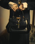 -SPECIAL- “GUCCI” 2012-2016 crossover-era crest studded doctor bag