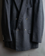 "Christian Dior" Metal button double-breasted tailored jacket