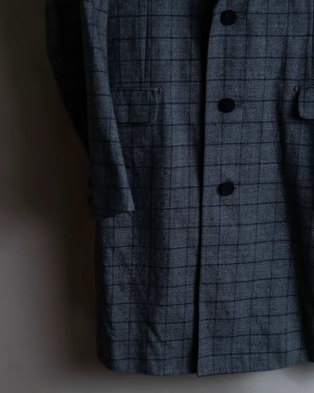 "JOHNBULL" Velvet collar design chesterfield coat