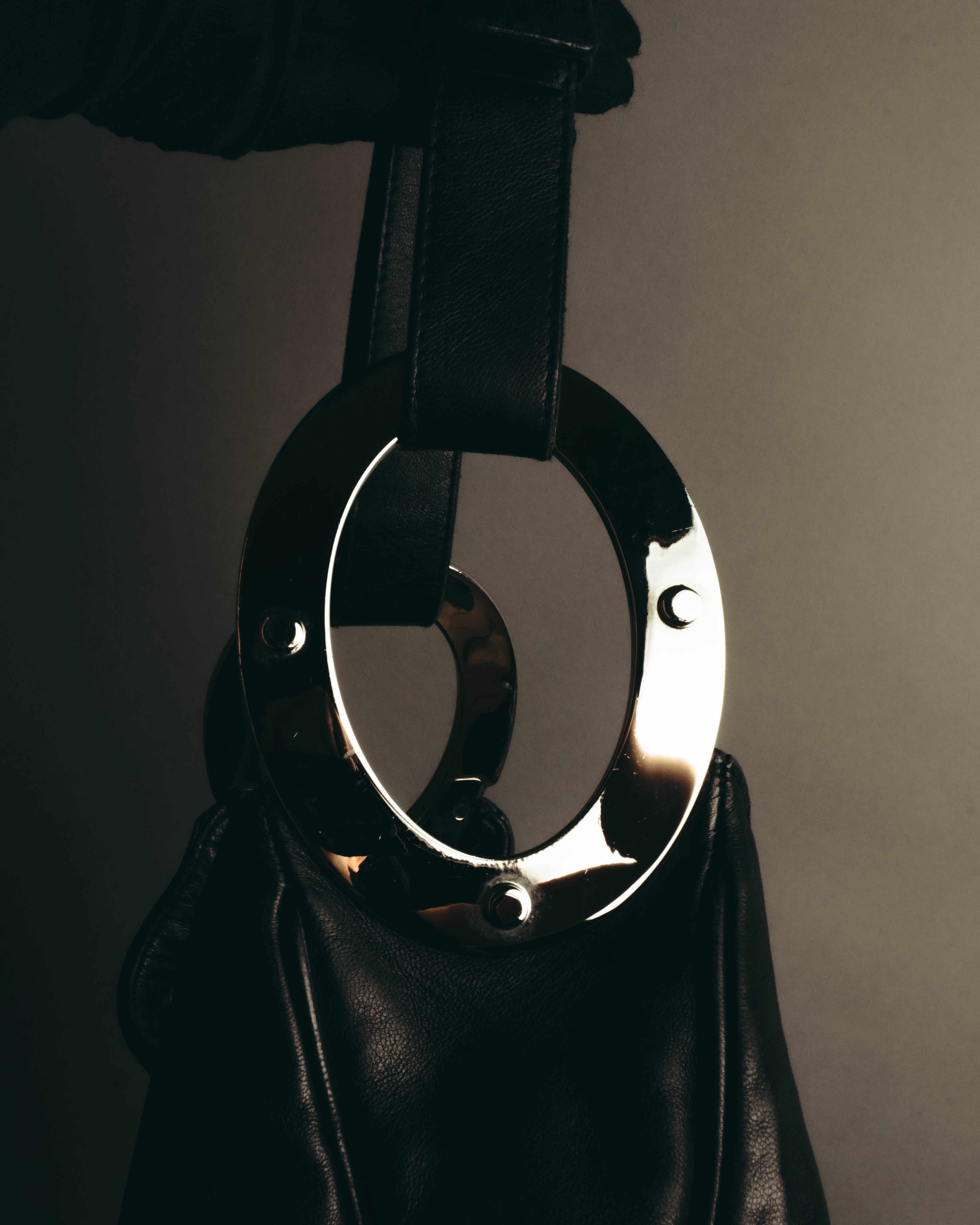 "Sergio Rossi" 00's-10's Soft leather hobo shoulder bag