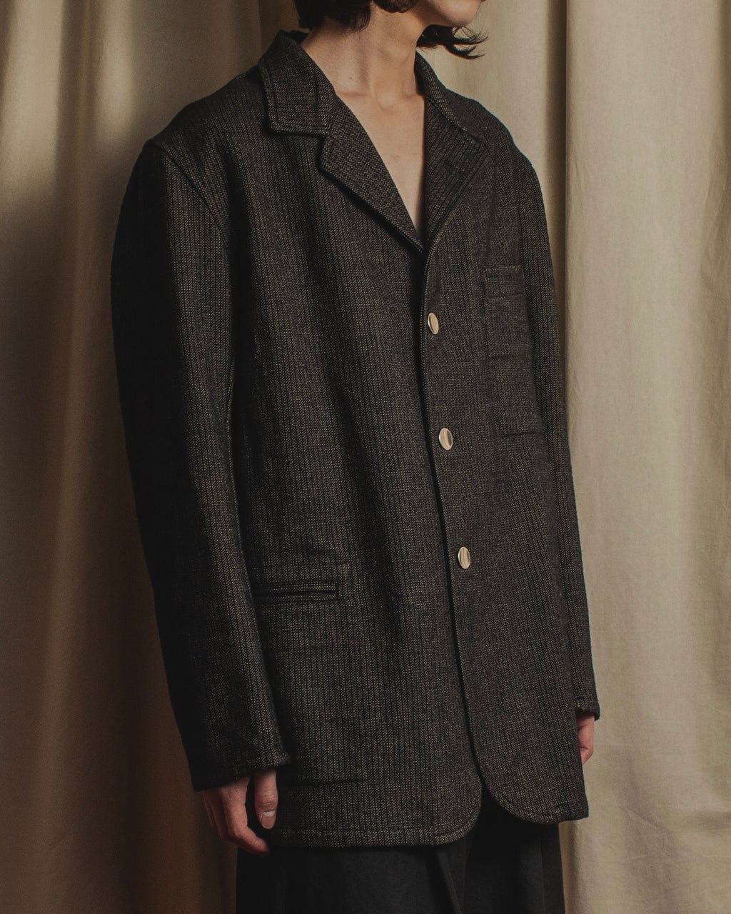 Chaqueta de ropa de trabajo con textura 03AW de Comme des Garçons SHIRT