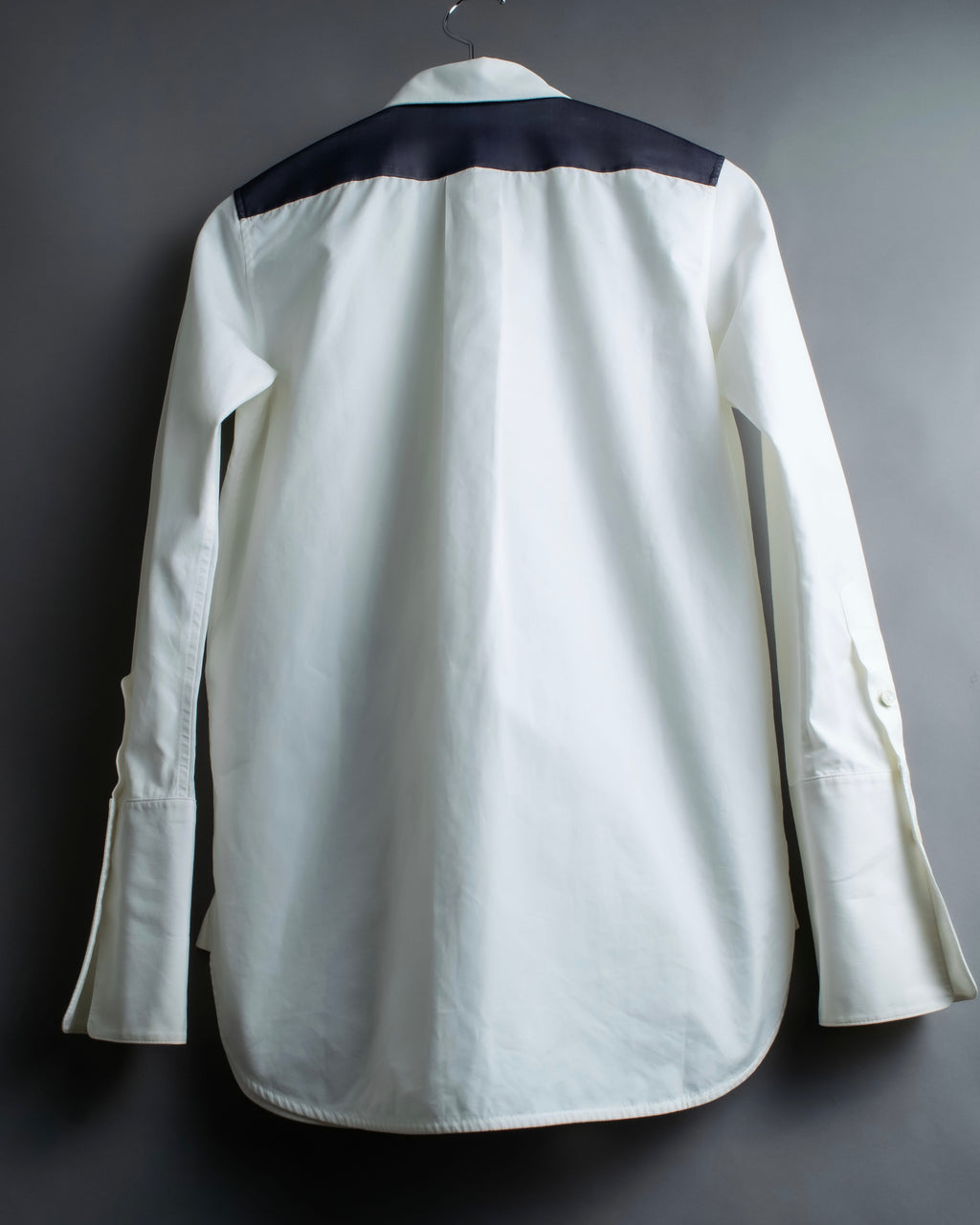 "CELINE" Combination color dress shirt