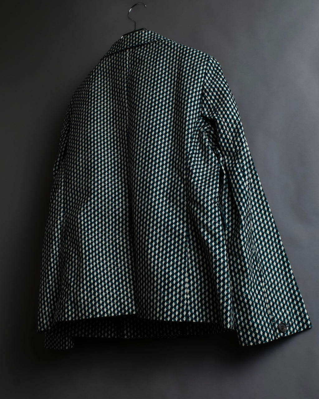 "MARNI" Geometric pattern double-breasted tailored jacket