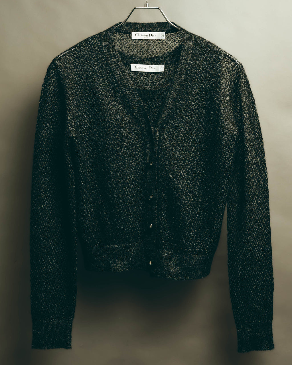 -SPECIAL- “Christian Dior” 2017-2023 Textured sheer knit ensemble