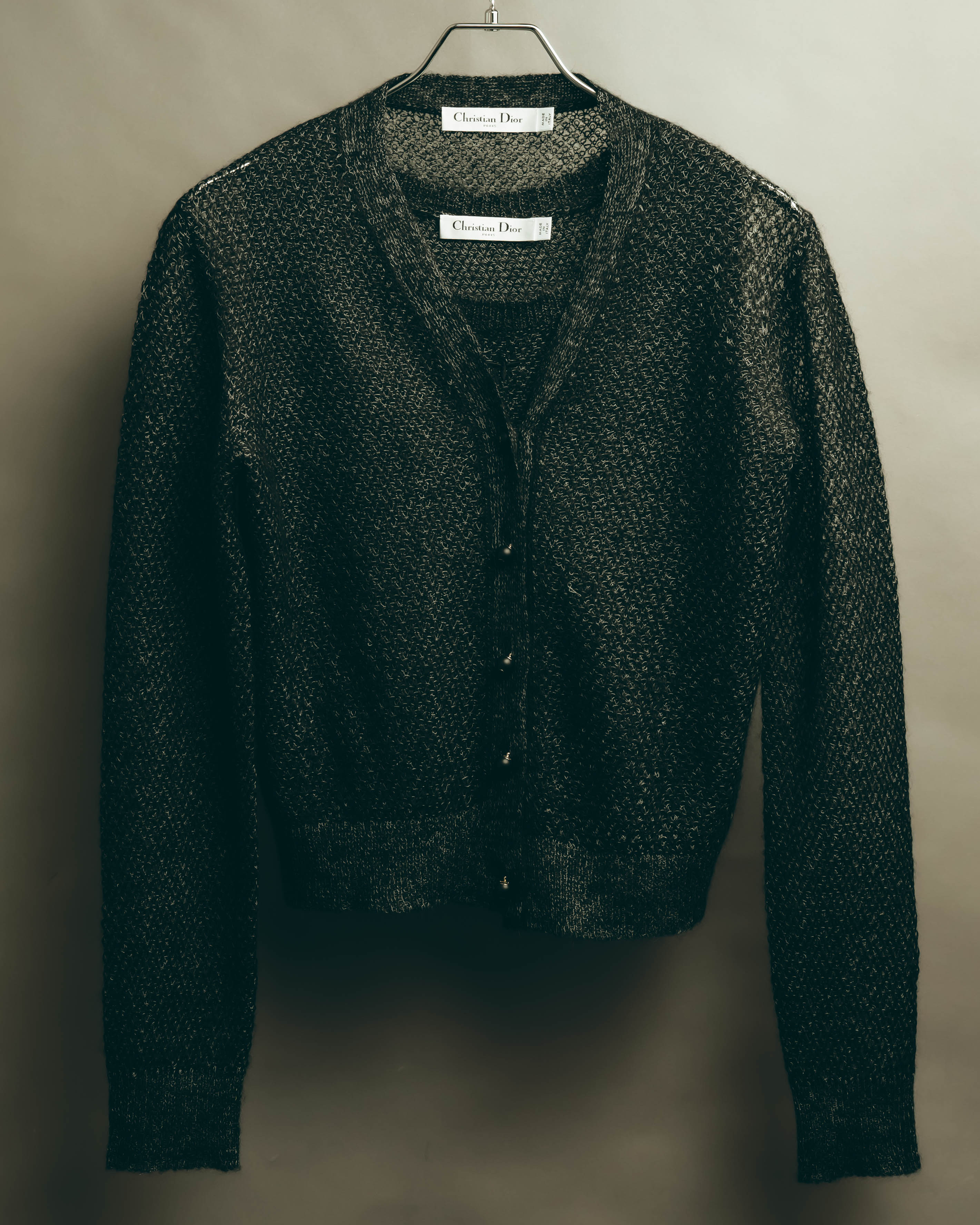 -SPECIAL- “Christian Dior” 2017-2023 Textured sheer knit ensemble