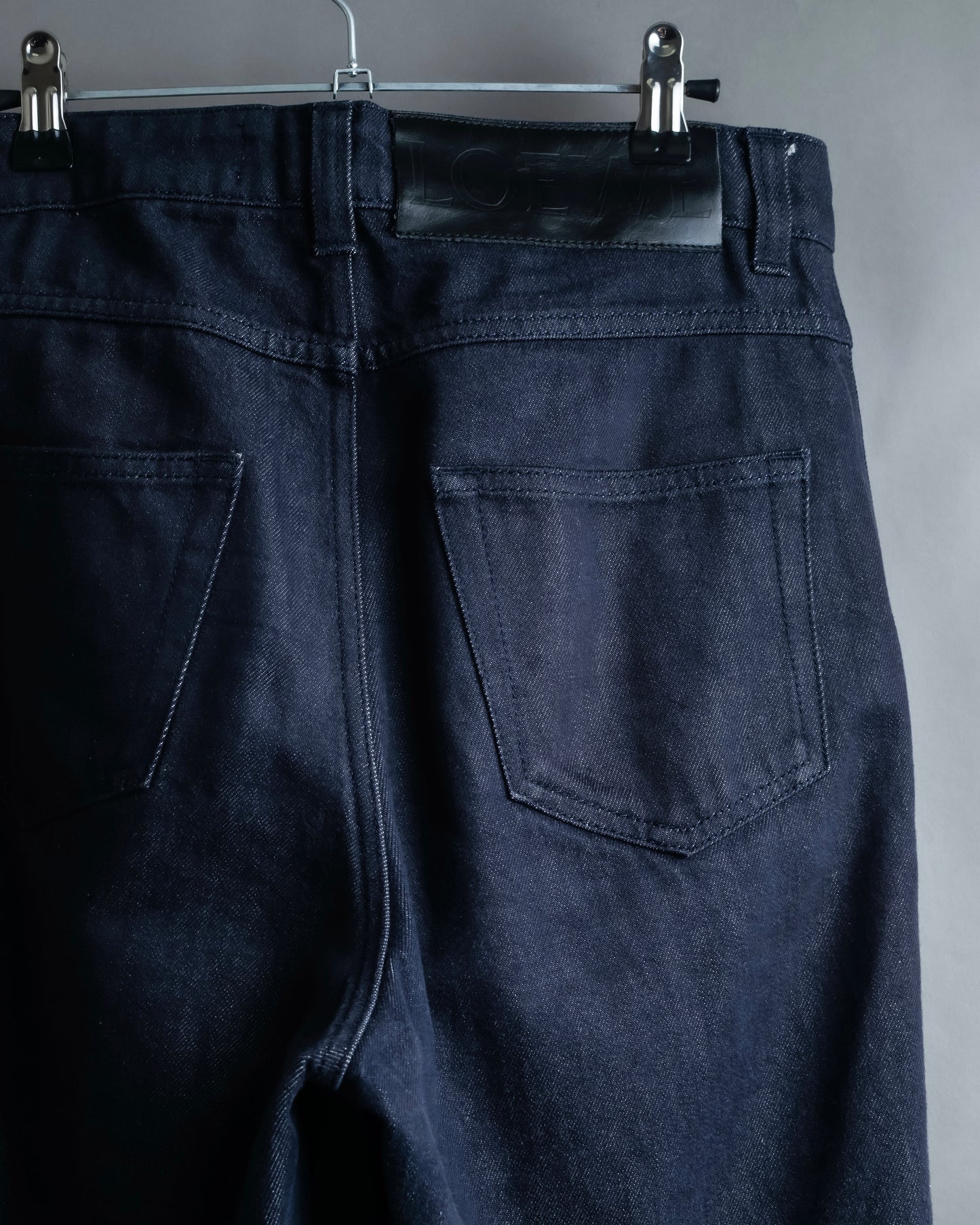 "LOEWE" Wide tapered fisherman denim pants