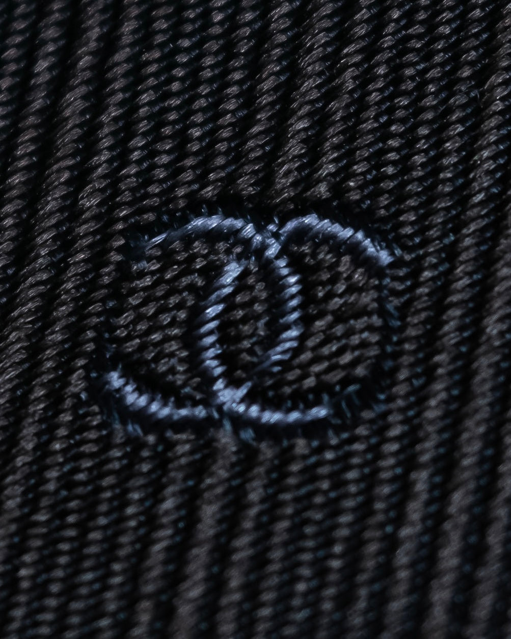 "CHANEL" 100% silk, shadow stripe pattern neck tie