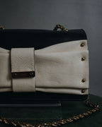 "Chloe" June bow-detail chain shoulder bag