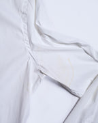 PRADA/ 2021 Thick Collar Oversized Dress Shirt White