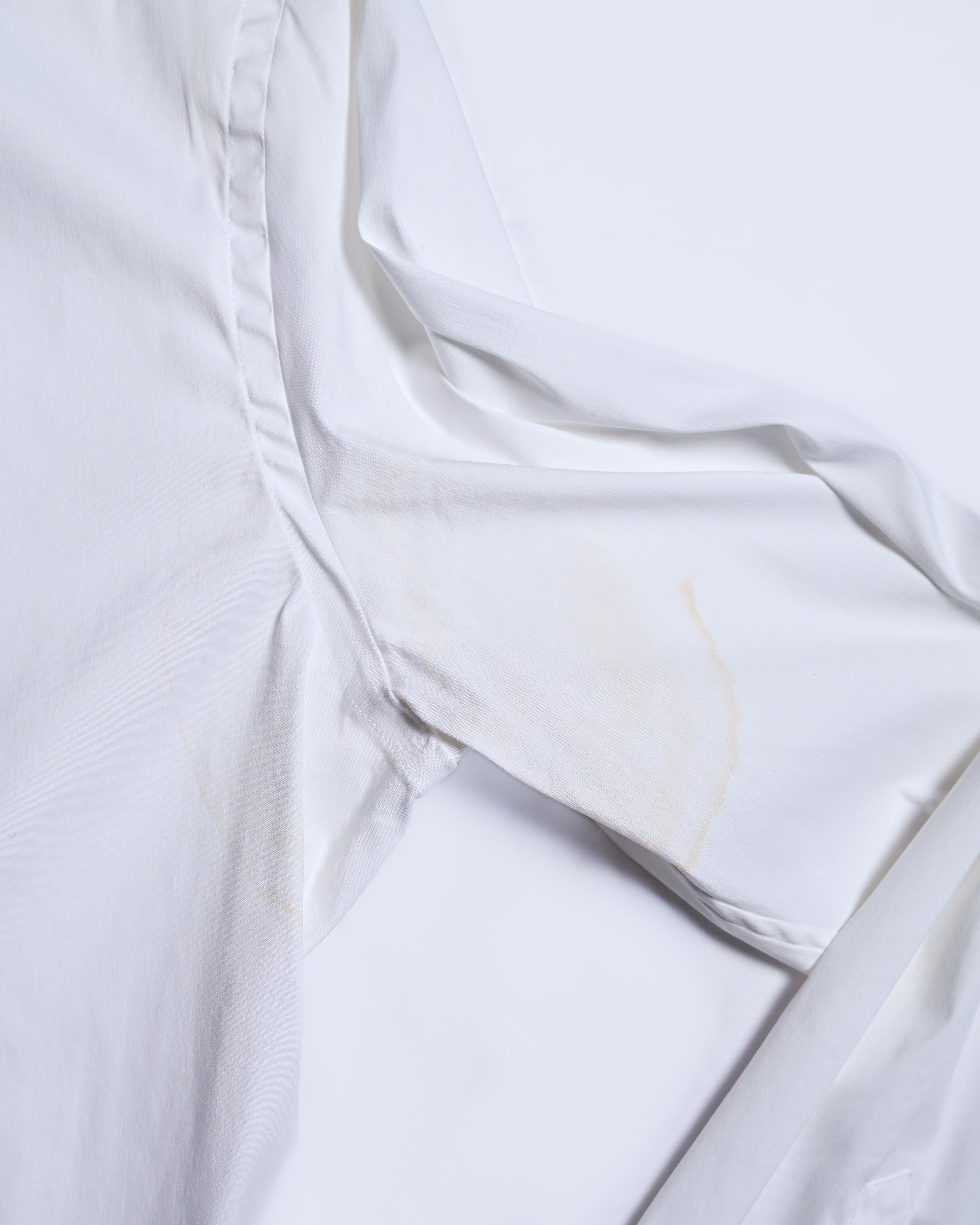 PRADA/ 2021 Thick Collar Oversized Dress Shirt White