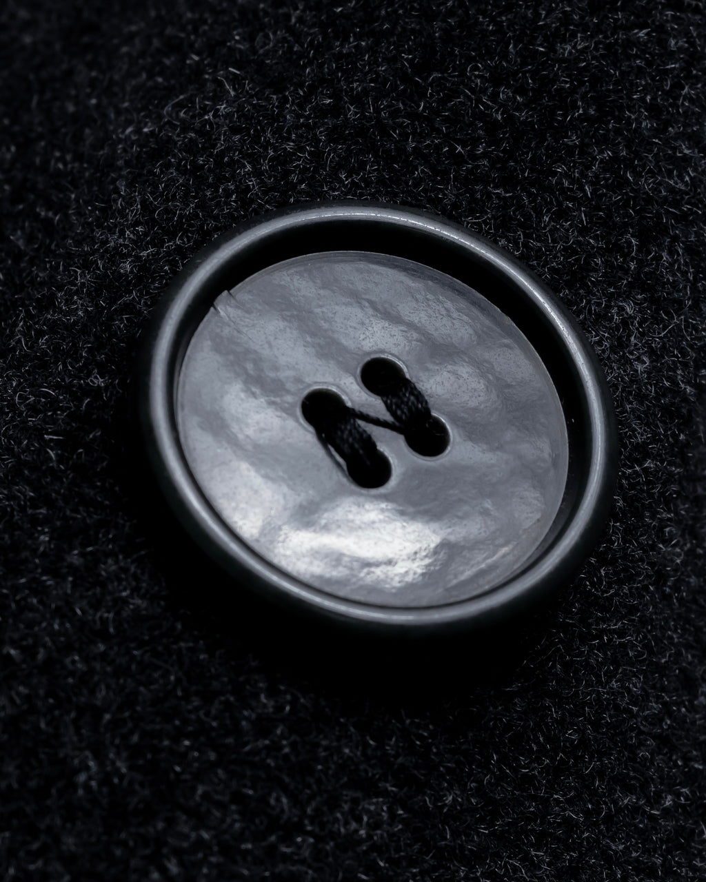 "GIORGIO ARMANI" Double-breasted charcoal gray super maxi chester coat