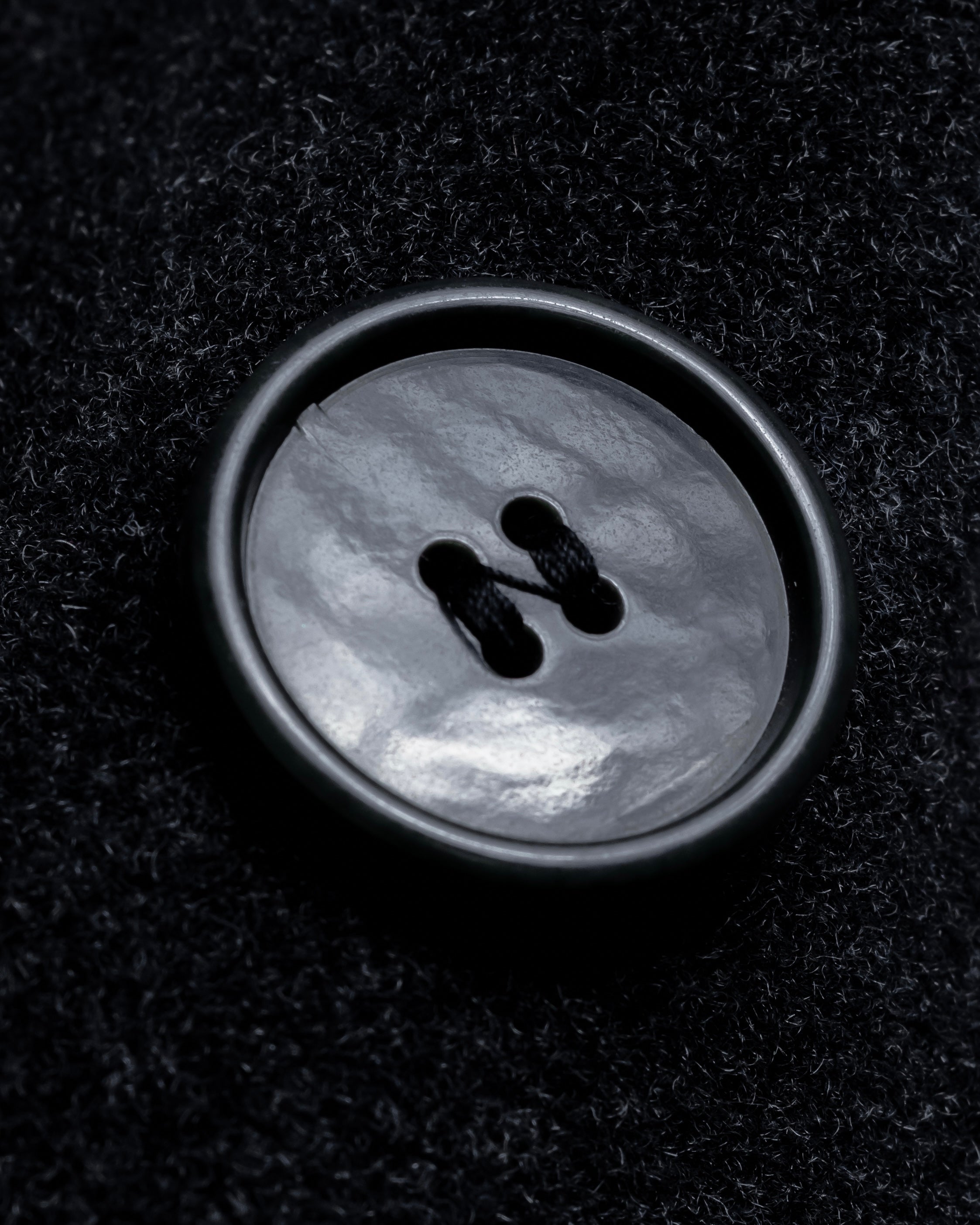 "GIORGIO ARMANI" Double-breasted charcoal gray super maxi chester coat