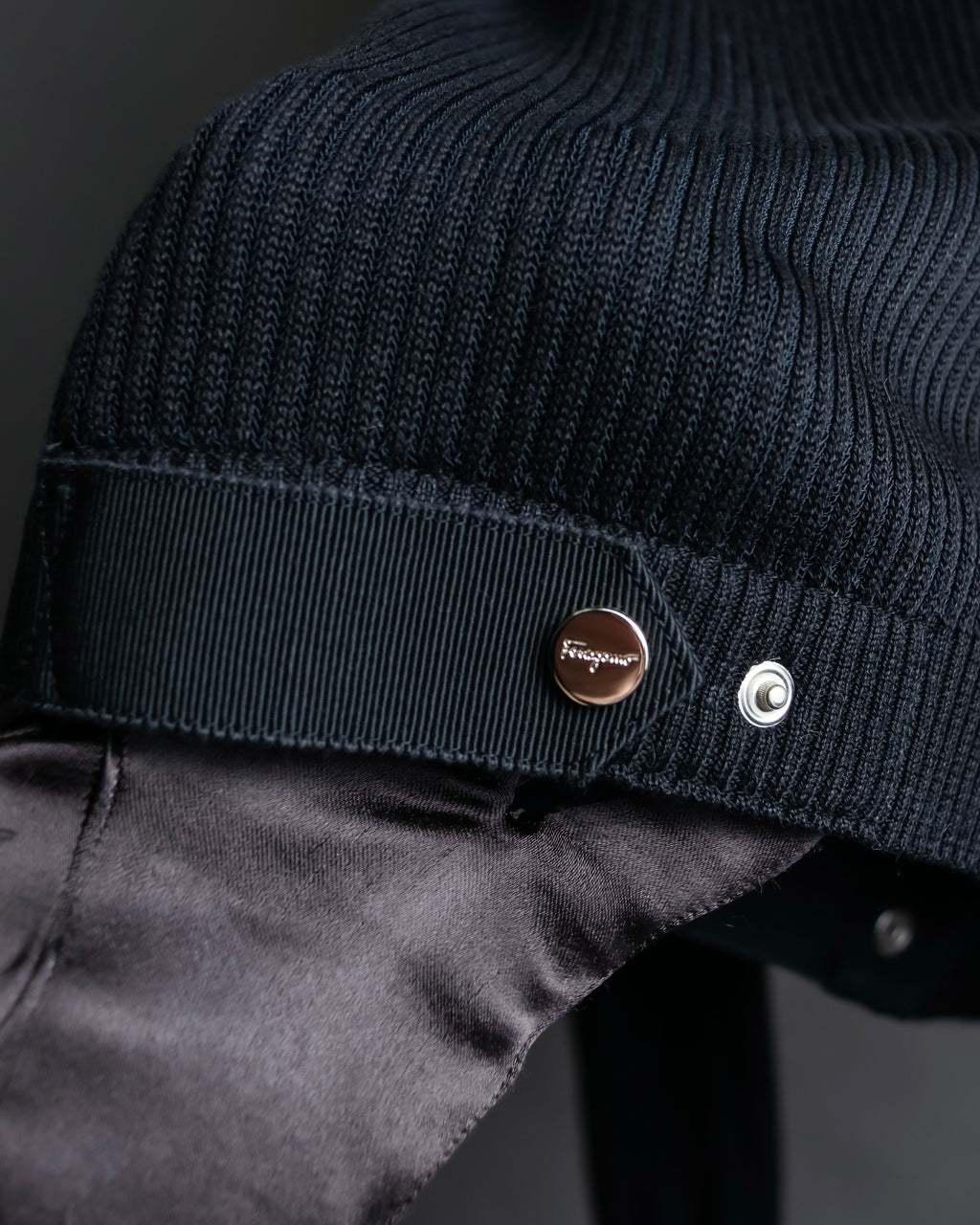 "Salvatore Ferragamo"Cotton x rayon summer knit shirt