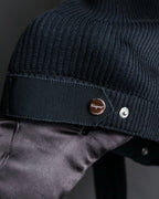 "Salvatore Ferragamo"Cotton x rayon summer knit shirt