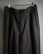 "ARMANI COLLEZIONI" Classic Italian tailoring stripe pattern set up