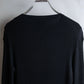 "PRADA" Ribbed black color pullover knit