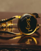-SPECIAL- "Yves Saint Laurent" 80's-90's Iconic cassandre logo vintage bangle