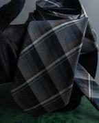 "COMME des GARCONS HOMME"
Argyle check pattern wool necktie