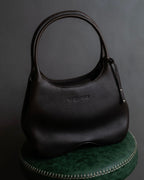 "Sergio Rossi" Flexible leather one-handle bag