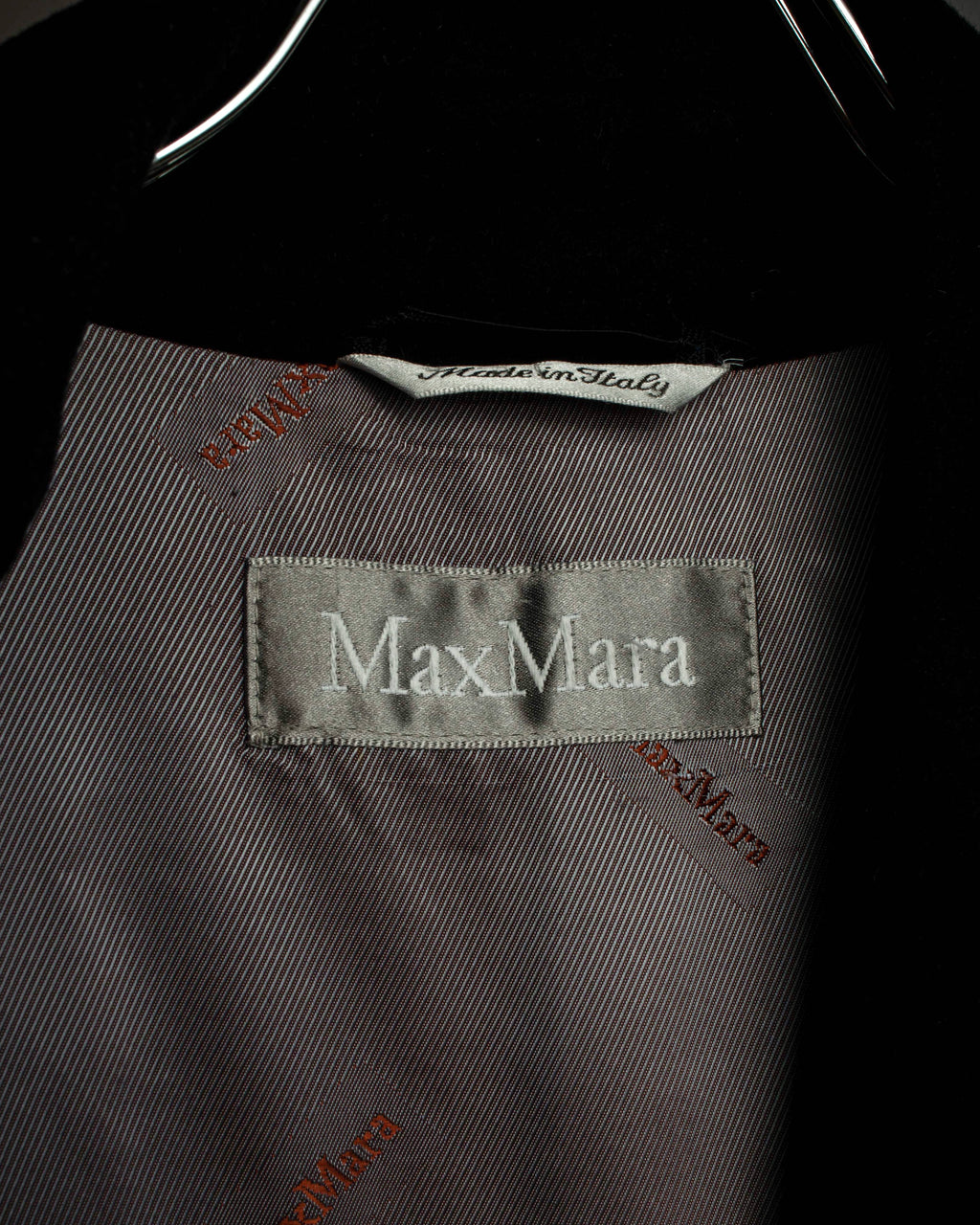 "Max Mara" Stitch design draping chester coat