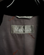 "Max Mara" Stitch design draping chester coat