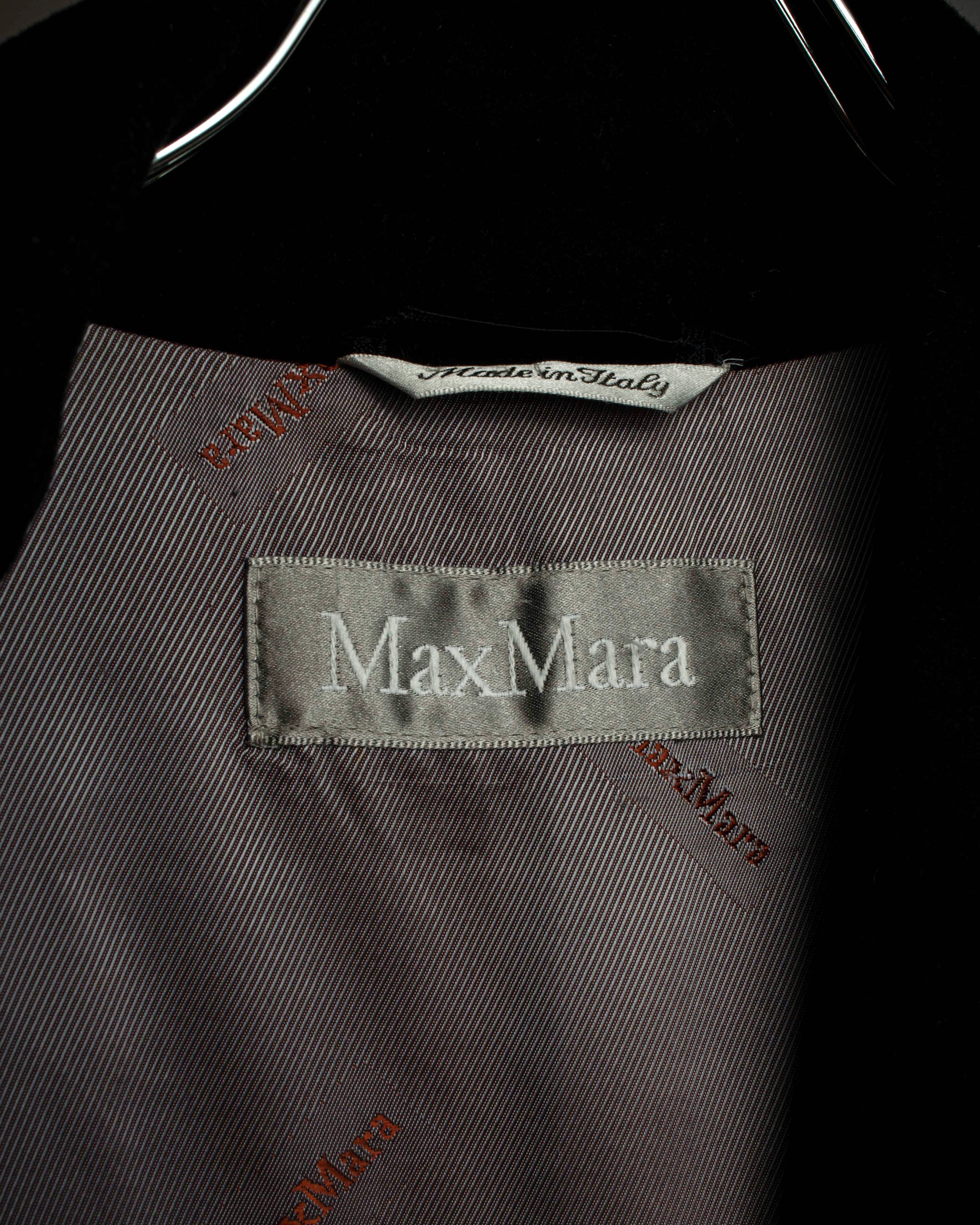 "Max Mara" Stitch design draping chester coat