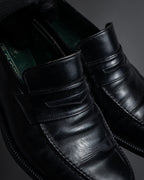 "GUCCI" 90’s classic leather penny loafers