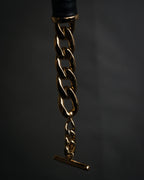 “LOEWE” 2008-2013 leather wrapped chain bracelet