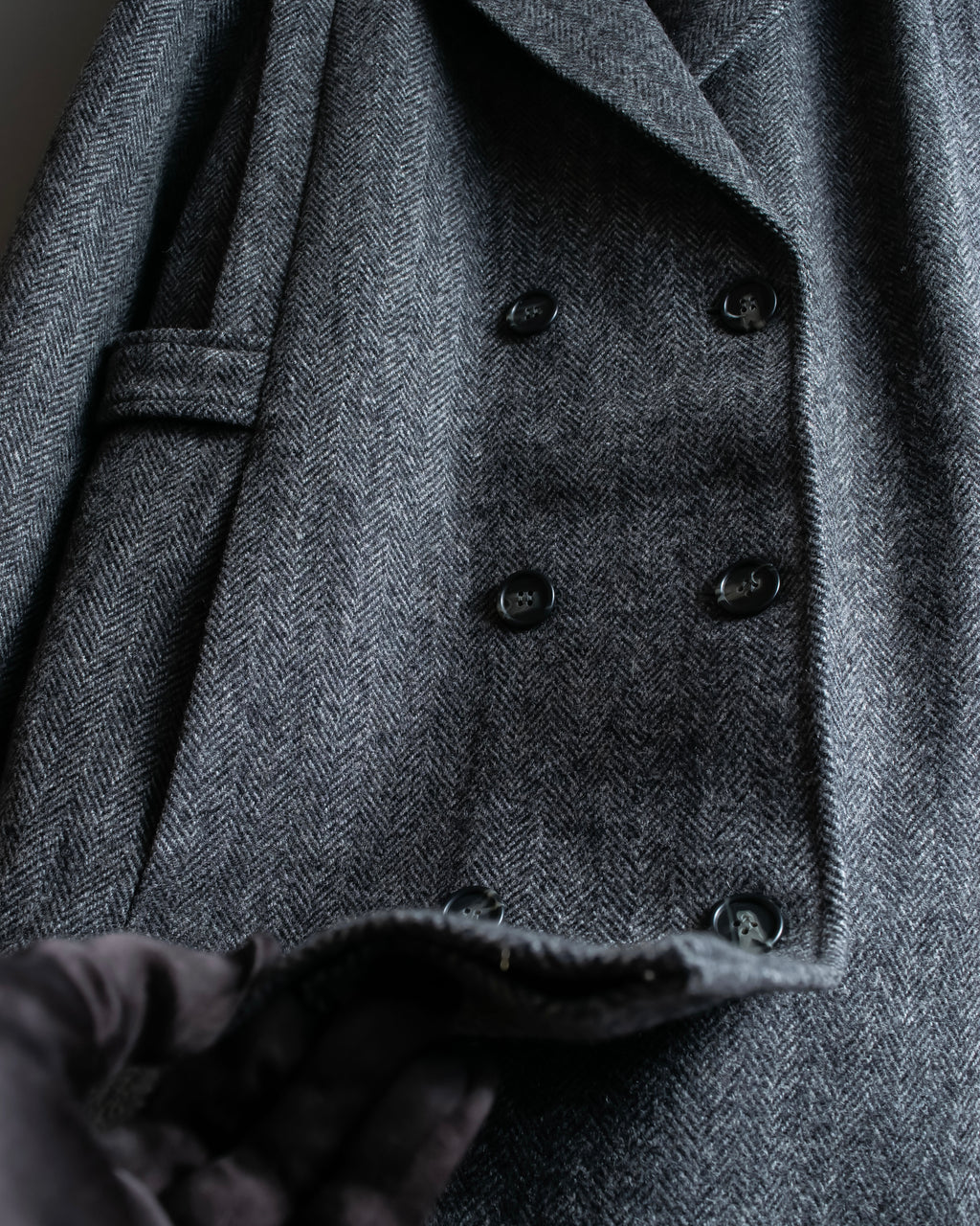 “Judi Rich” Beautiful tweed double breasted coat