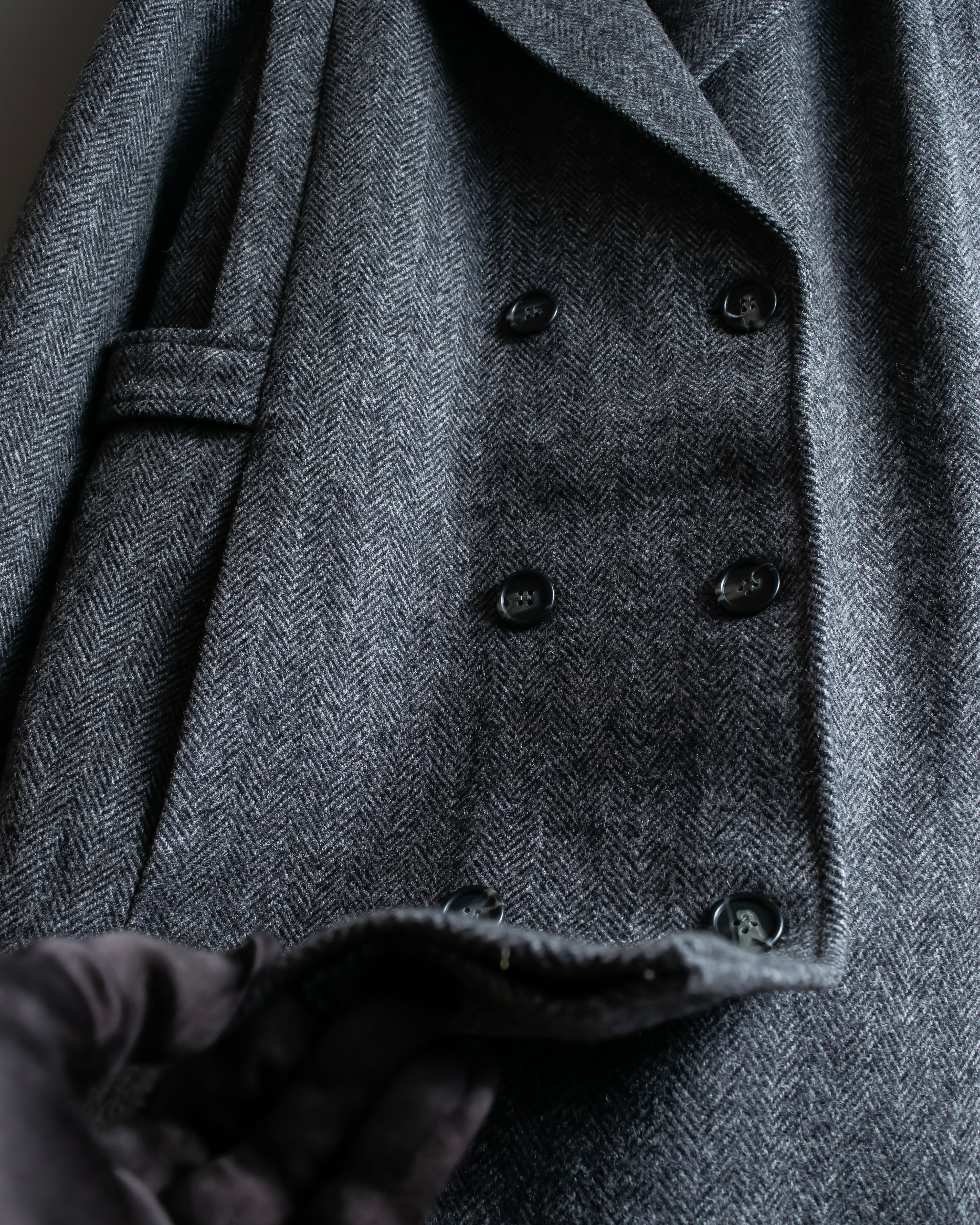 “Judi Rich” Beautiful tweed double breasted coat