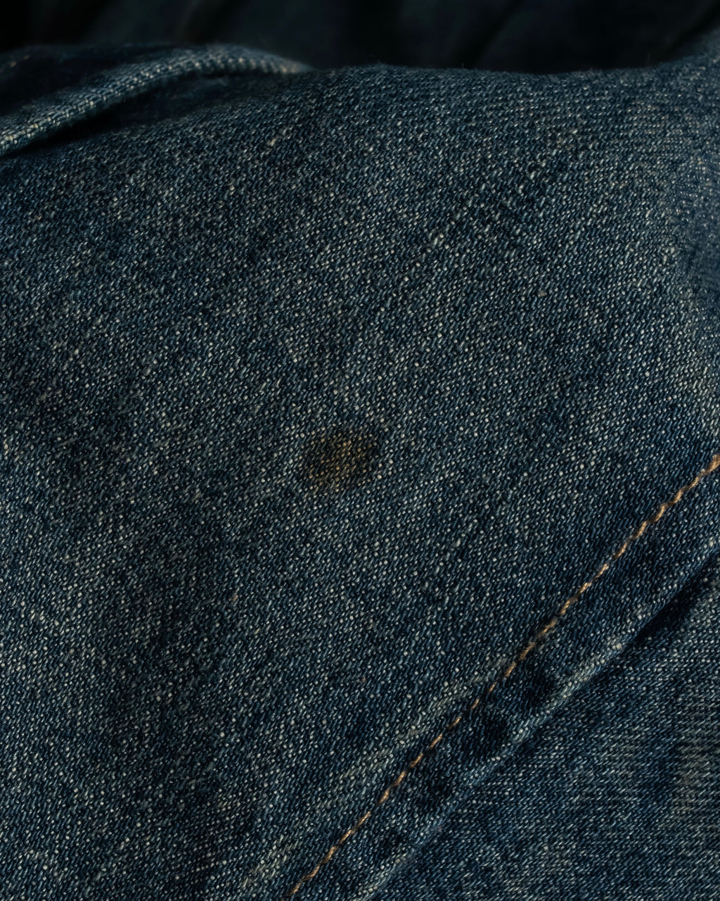 "GUCCI" Vintage faded shaped denim jacket