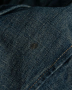 "GUCCI" Vintage faded shaped denim jacket